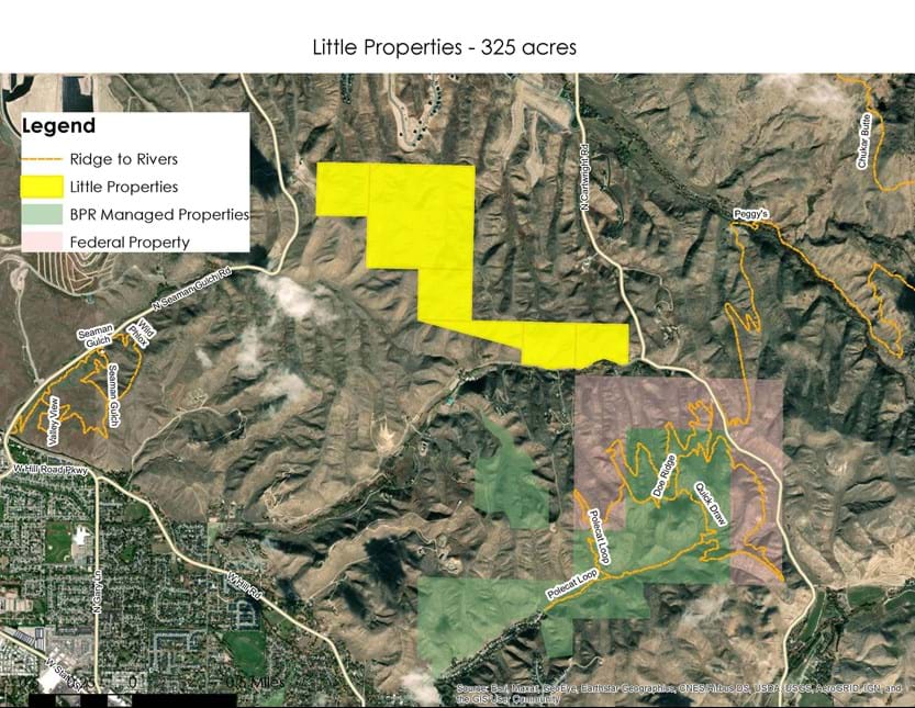 Boise County Parcel Map Boise City Council Purchases 325 Acres In Boise Foothills | Ridge To Rivers