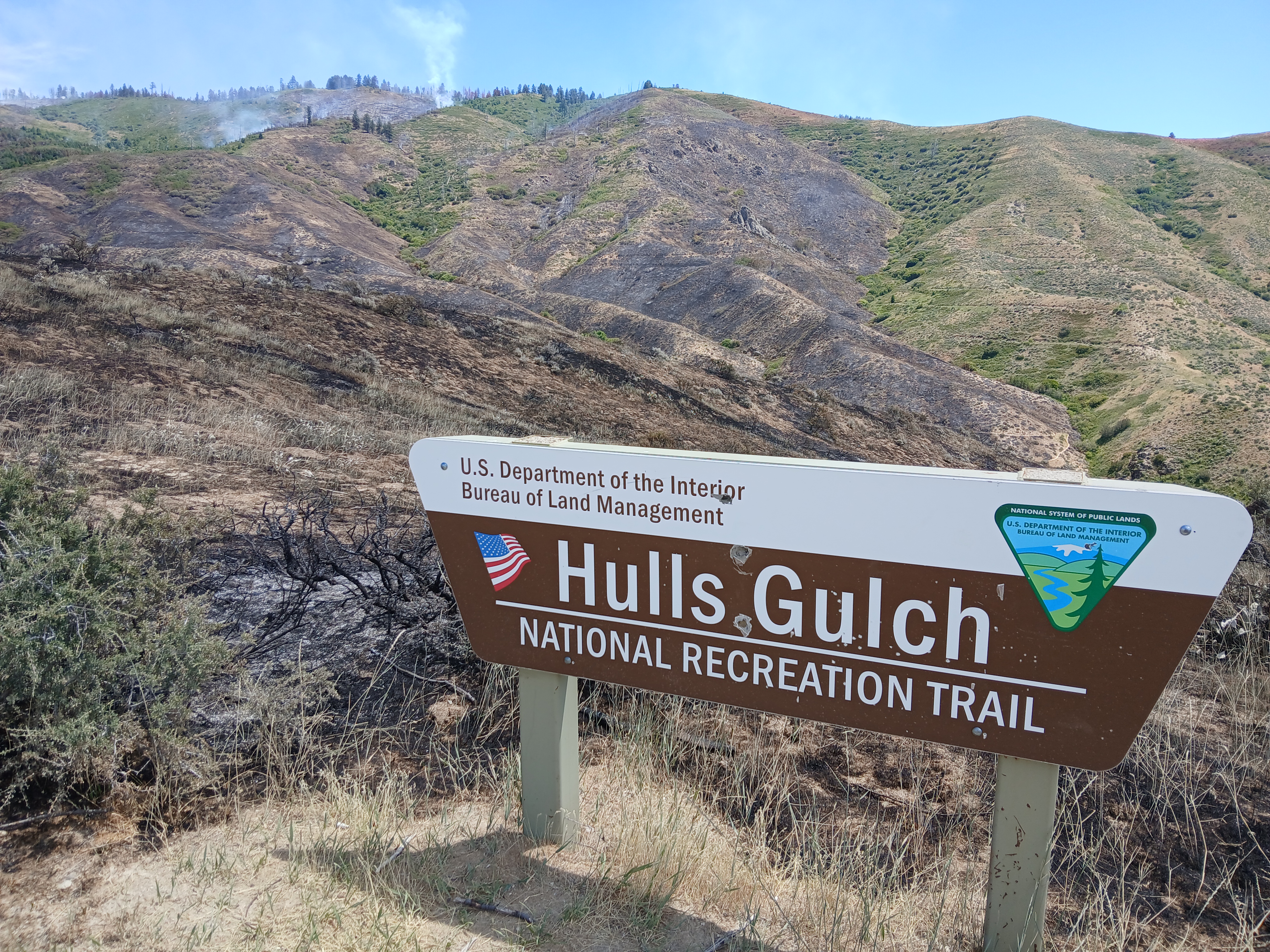 Hulls Gulch Claremont Fire
